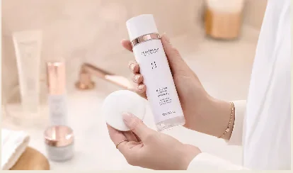 Preparación de la piel con productos suaves